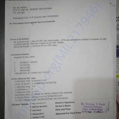 Medical Report
