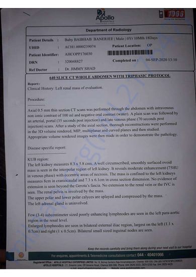 Medical Report