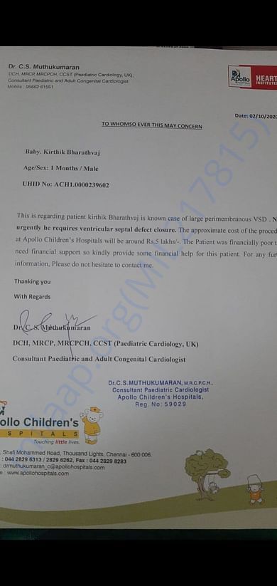 Estimation letter