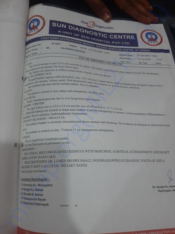 Medical Diagnostic Report