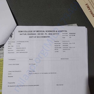 Medical Report