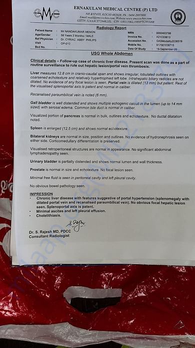 Medical report