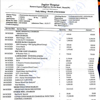Medical Bill