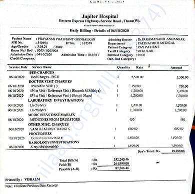 Medical Bill