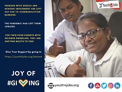 Support Persons with Disability Left Jobless by Covid19