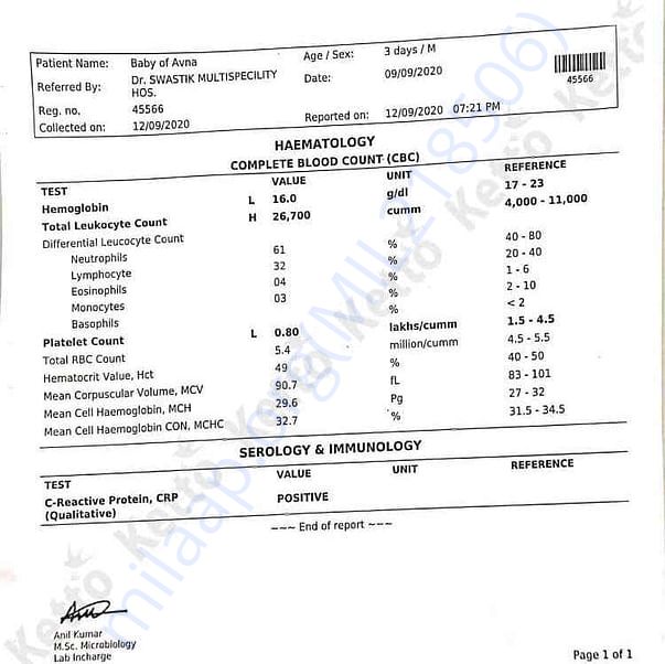 Medical Report