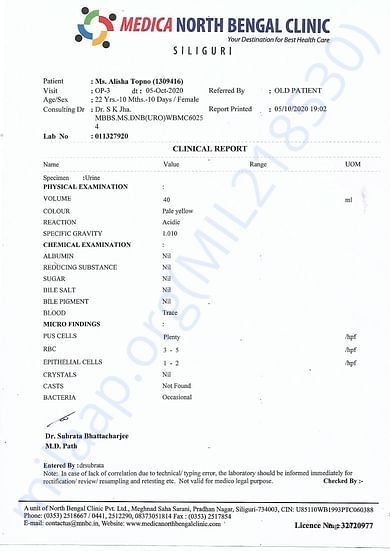 Medical report