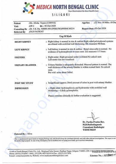 Medical report