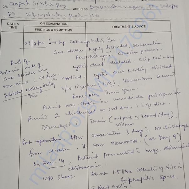Admission letter