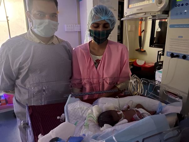 Save The Premature baby girl of Kirti