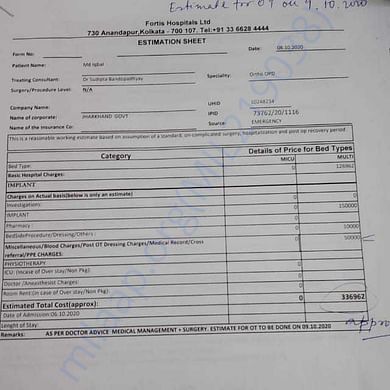 Medical Bill