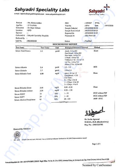 Hospital report