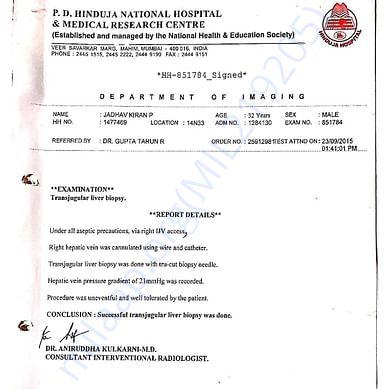 Medical Report