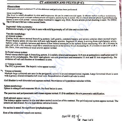 Medical Report