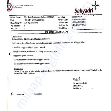 Medical Report