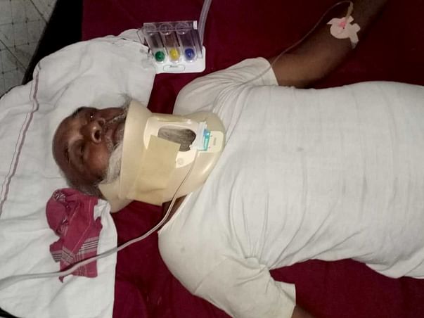 Help Mohd Safeek to fight Neck Bone Fracture and hyper-intensity in cervical cord.