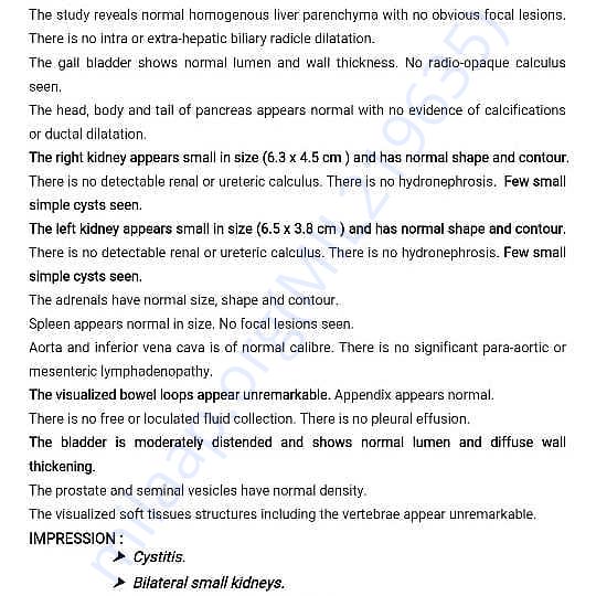 Medical Report