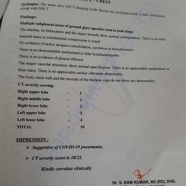 Medical Report