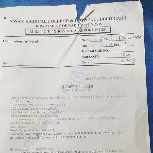 Medical Report