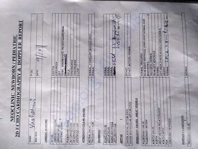 Report of Heart Dysfunction 1