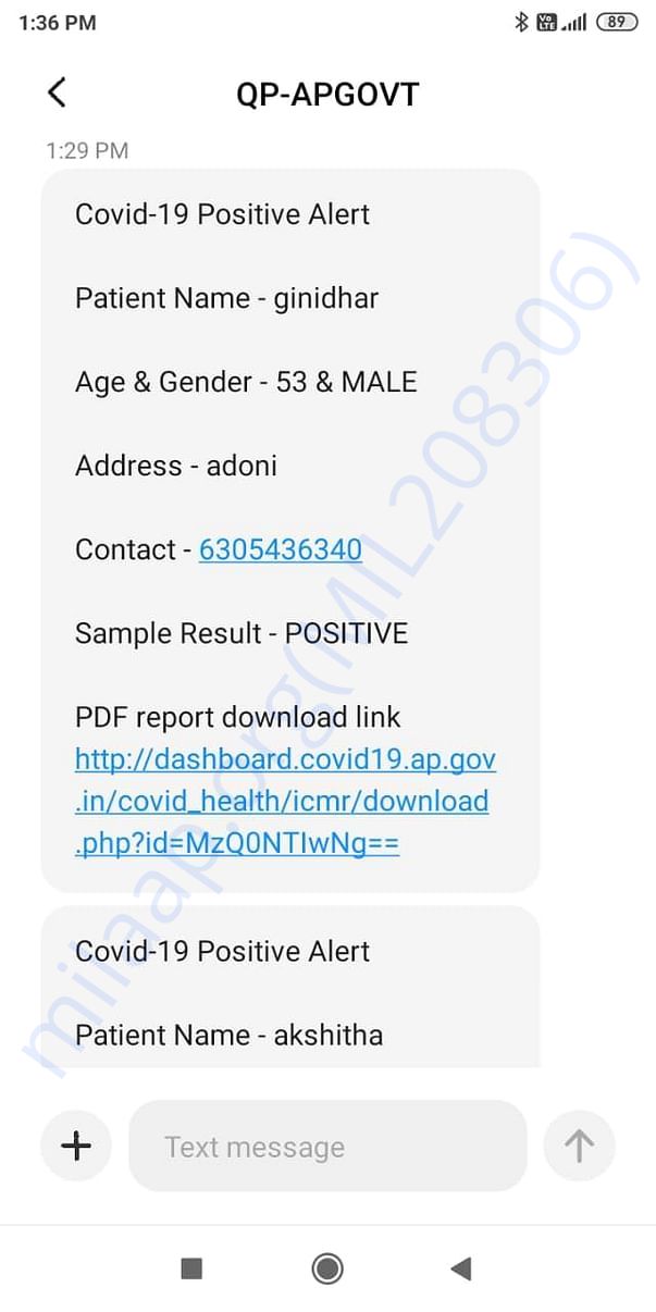 Covid report