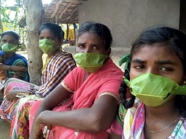 Provide Weaved Masks and Hand sanitizers to people in slums