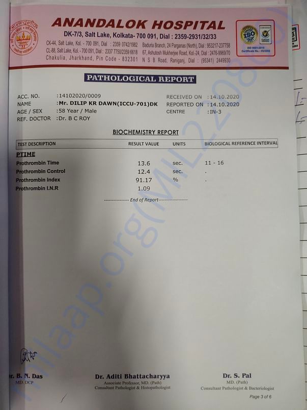 biochemistry report