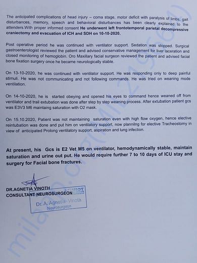 Continuation of the letter