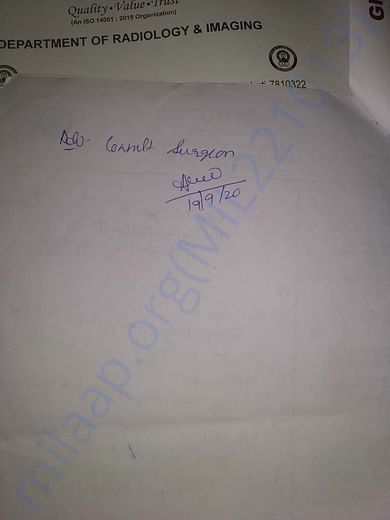 Hospital document