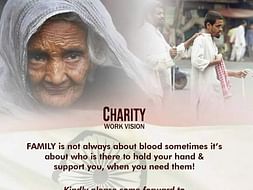 SUPPORT BLIND FAMILIES#CHARITY WORK VISION#
