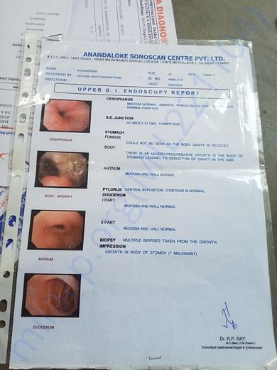 Endoscopy report