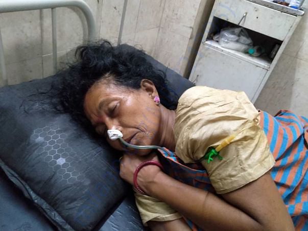 Sabitri Saikia in Hospital