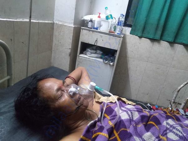 Sabitri Saikia in Hospital