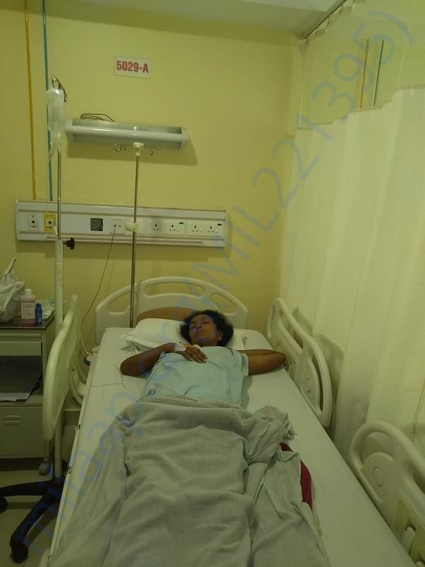 Sabitri Saikia in Hospital