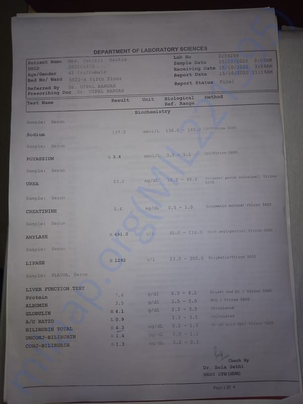 Medical report