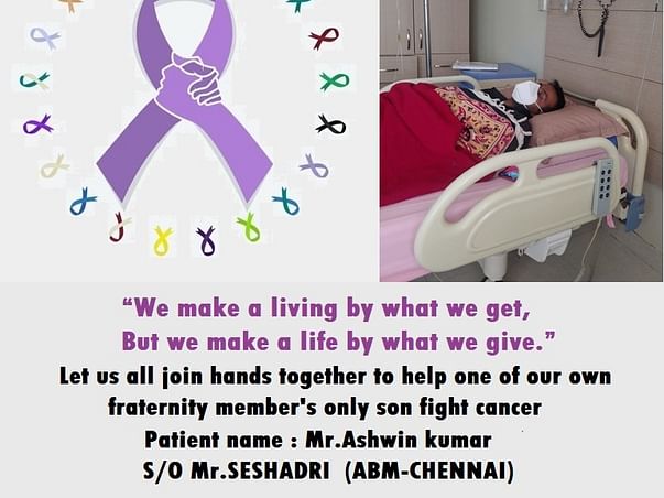 Help Ashwin Survive Stage IV Lung Cancer