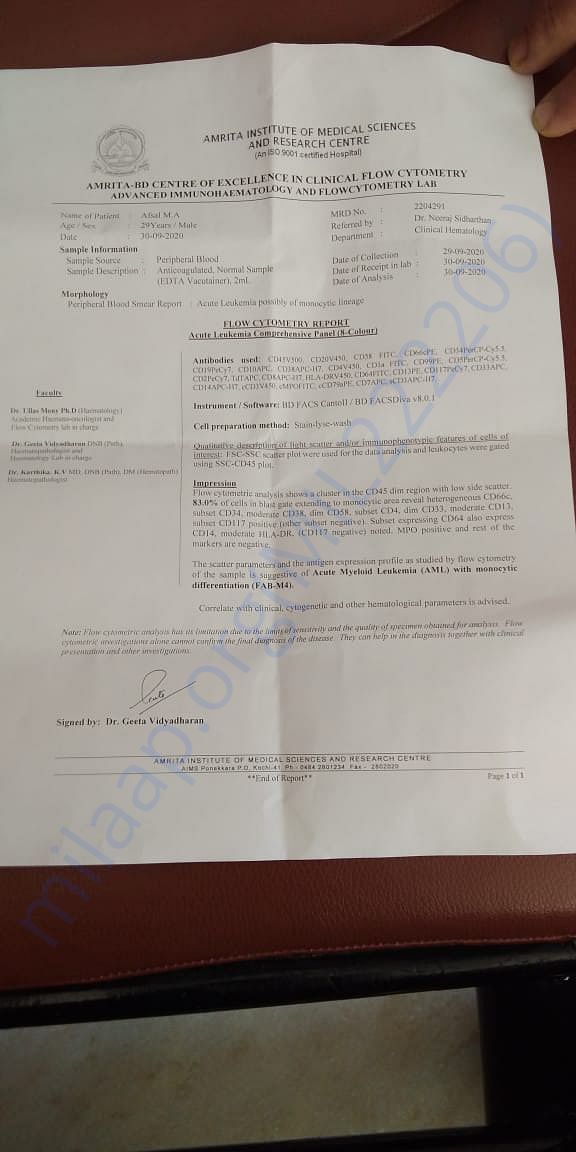 Treatment Report
