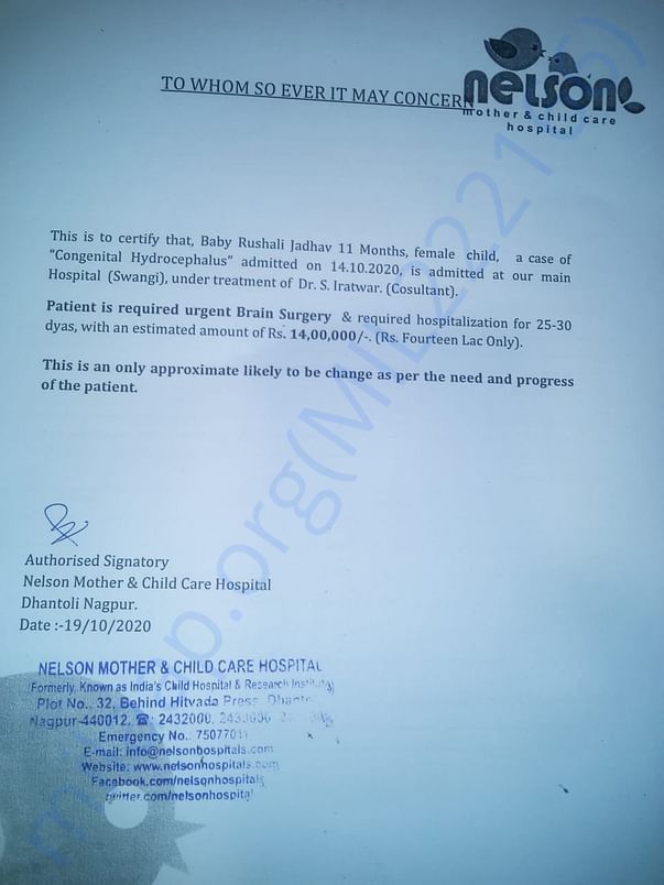 Estimation letter