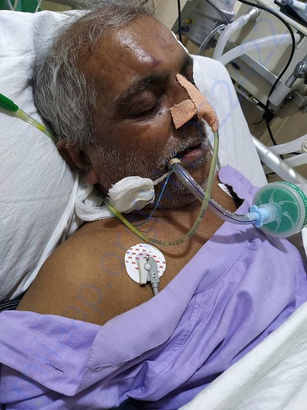 Another image of Patient Mr.Fayyaz Ahmad On Ventilator ..pls help