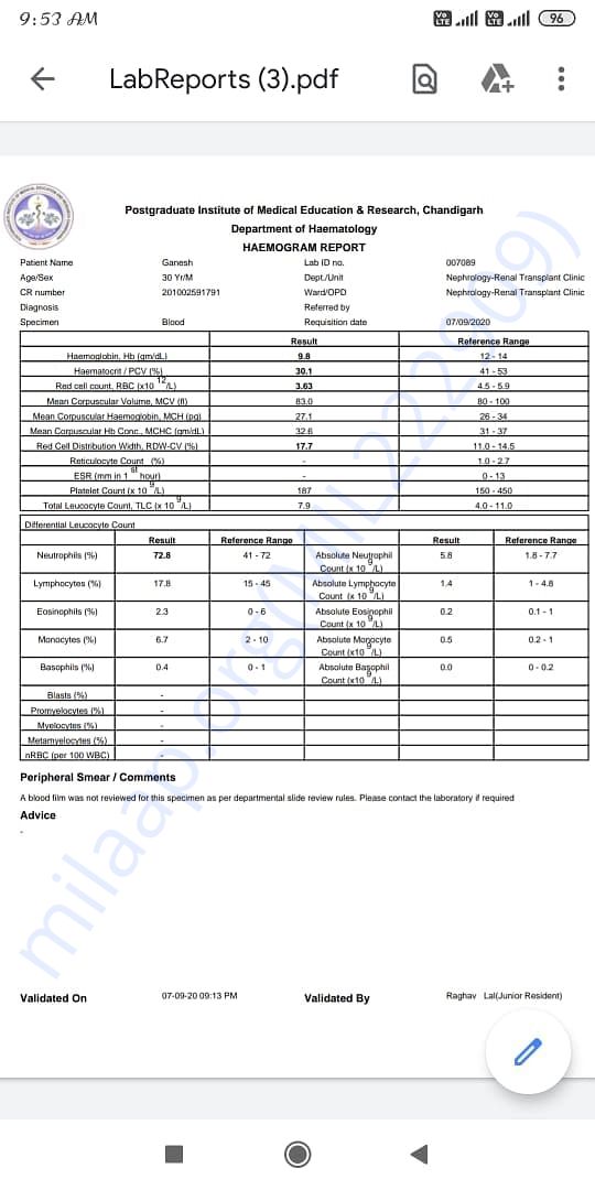 Medical Report