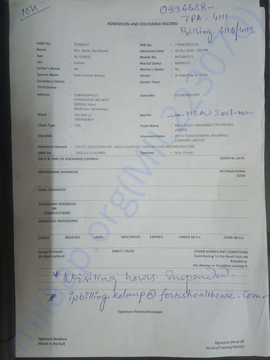 Covid Test Report
