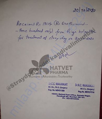 Vet's Bill