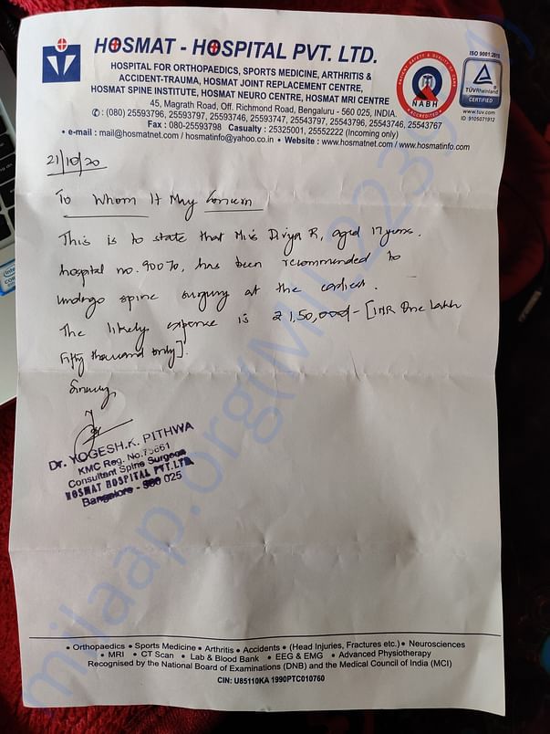 Doctor report