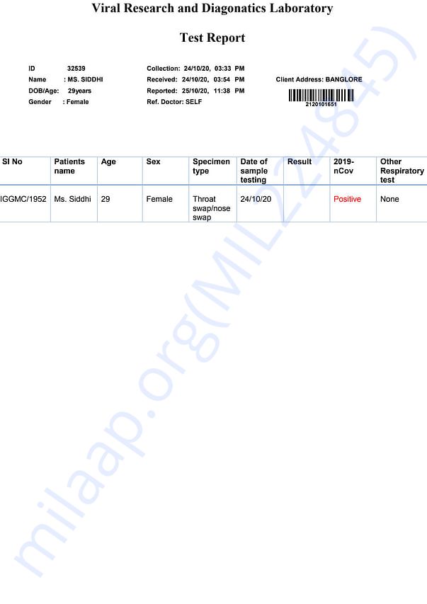 Medical Report