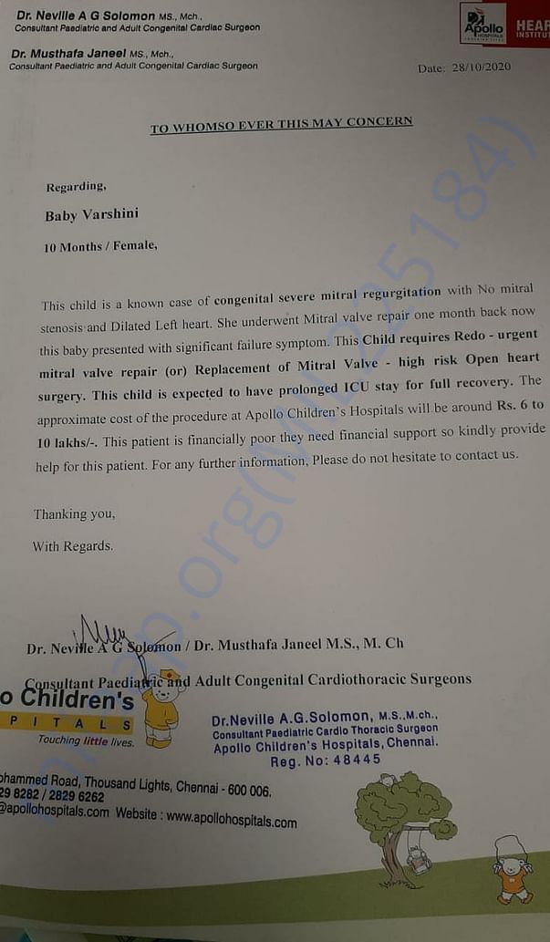 Estimate Letter