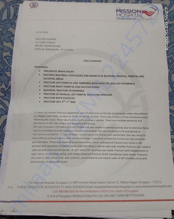 Detailed case summary Page 1