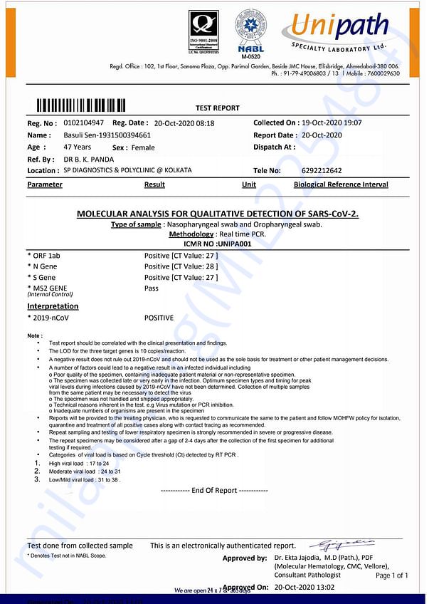 Medical Report