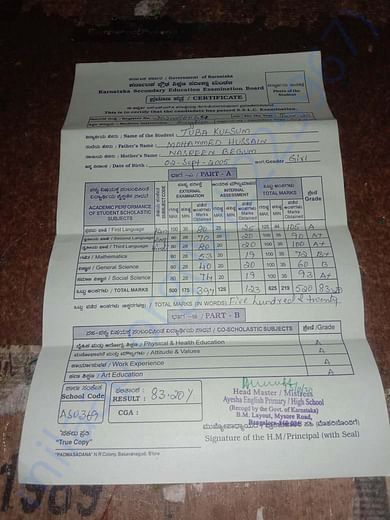 Marksheet