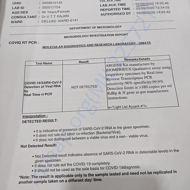 The earliest report in 60 days hospitalization