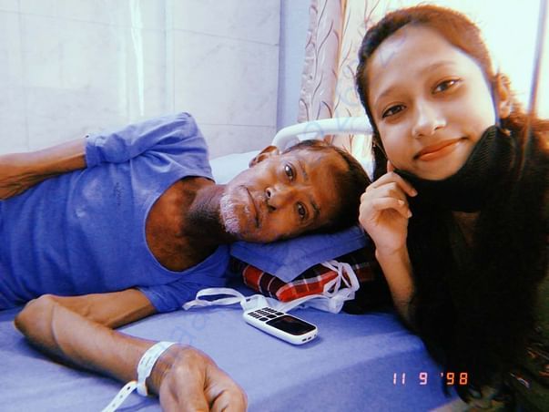 Paresh Borah with me (daughter)